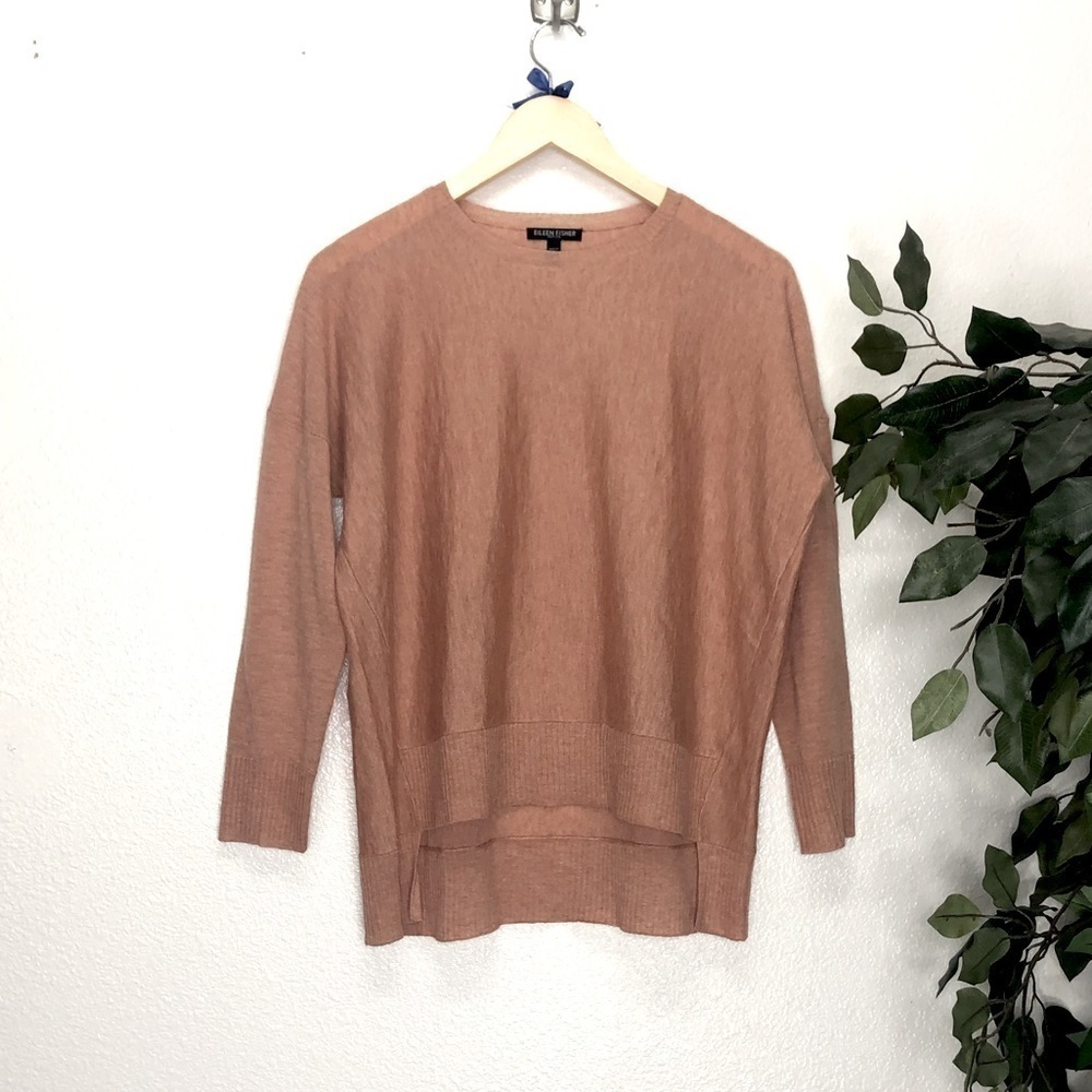 PETITE Eileen Fisher Wool and Alpaca Sweater